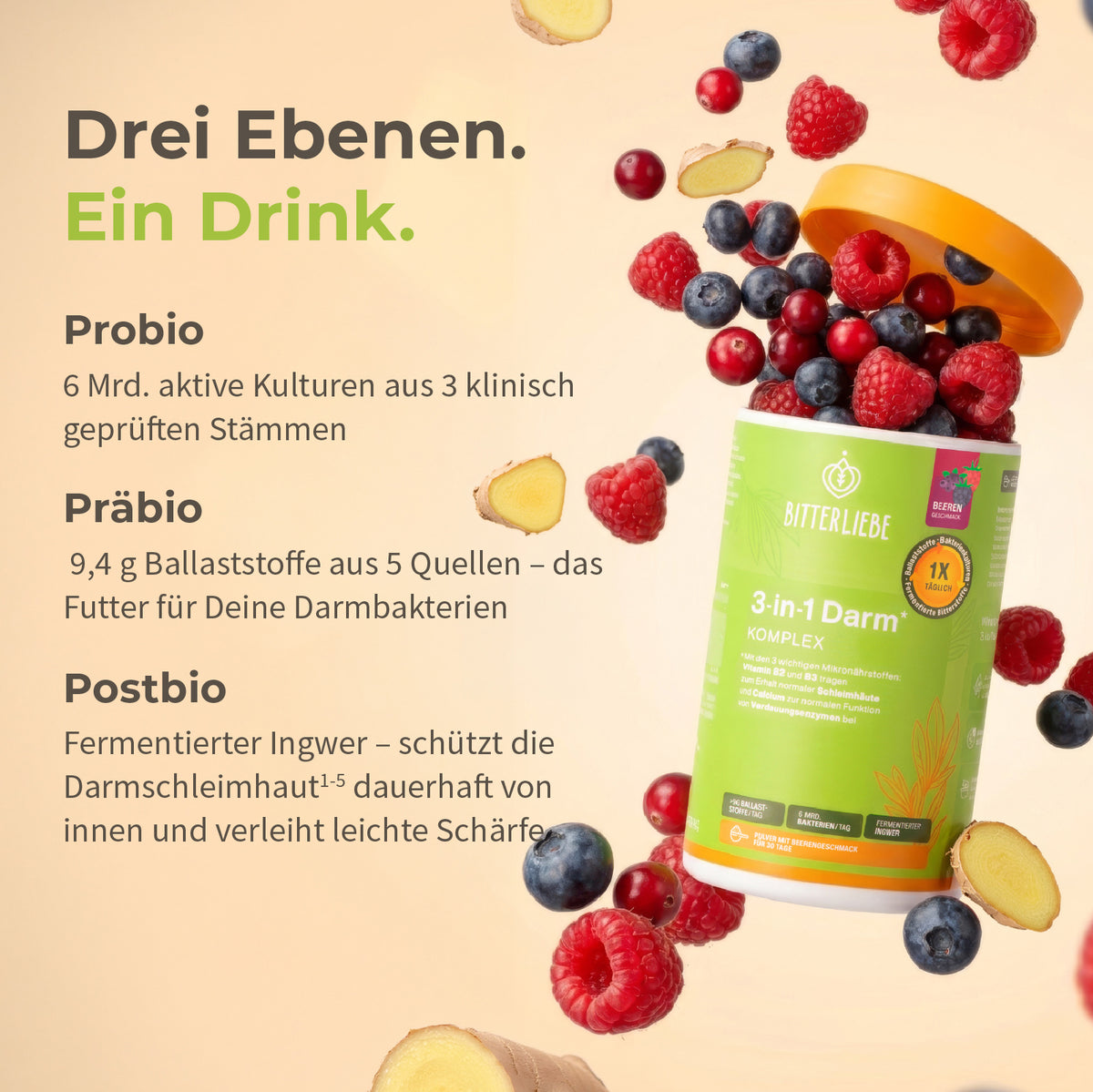 3-in-1 Darm* Komplex