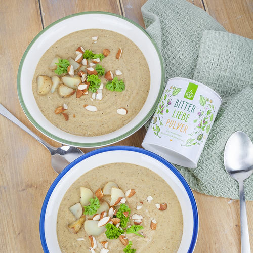 Basische Gemüse Mandel Suppe Rezept