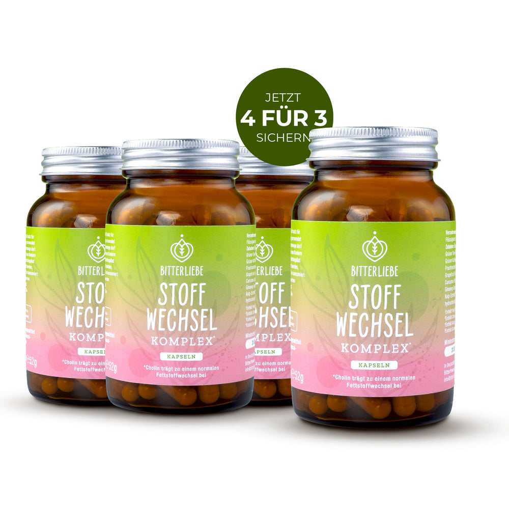 Bitter Stoffwechsel* Komplex - 4 für 3 Set