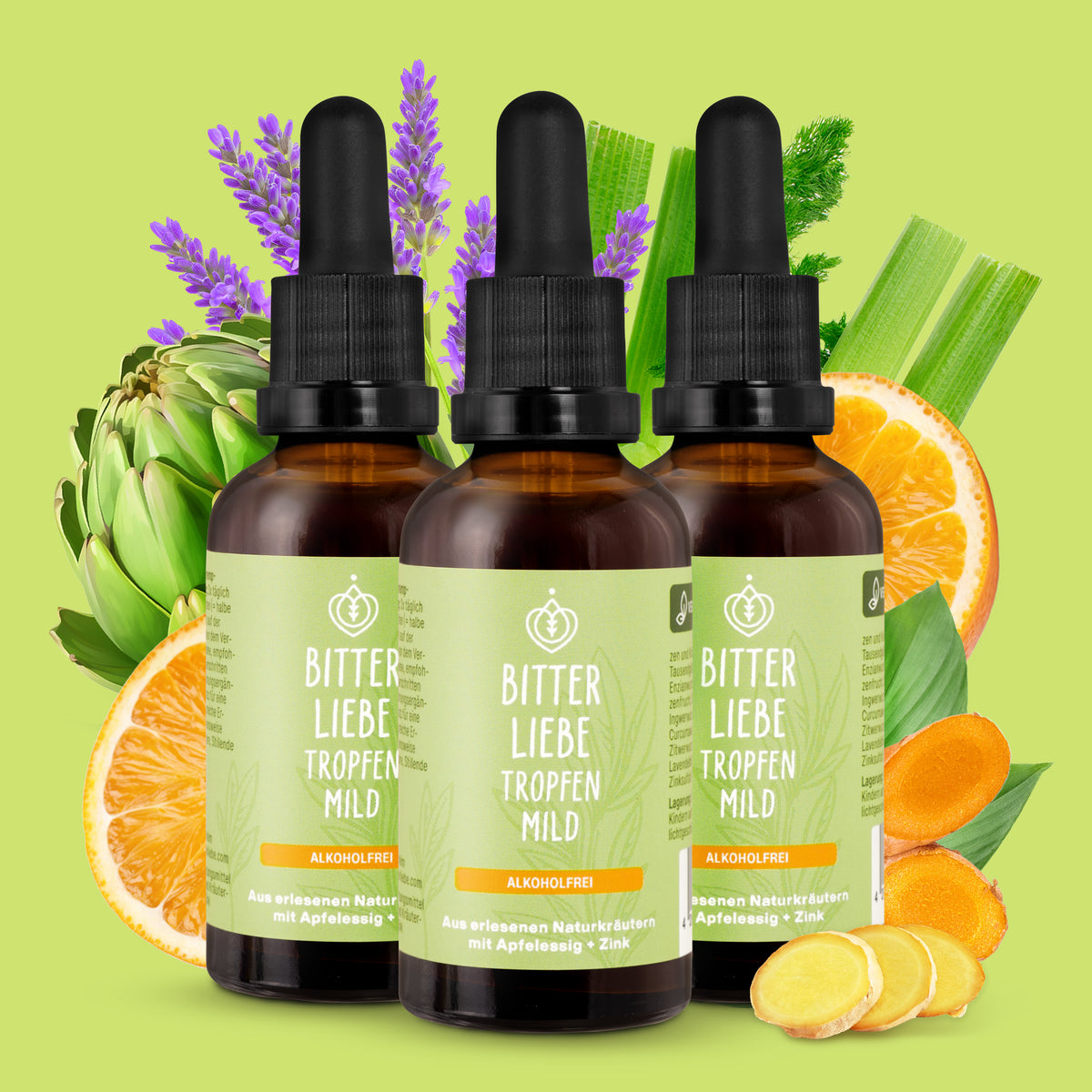 BitterLiebe Tropfen mild 50ml (3er Paket)